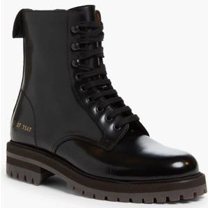 SOLD.  Common Projects Zip Combat Boot